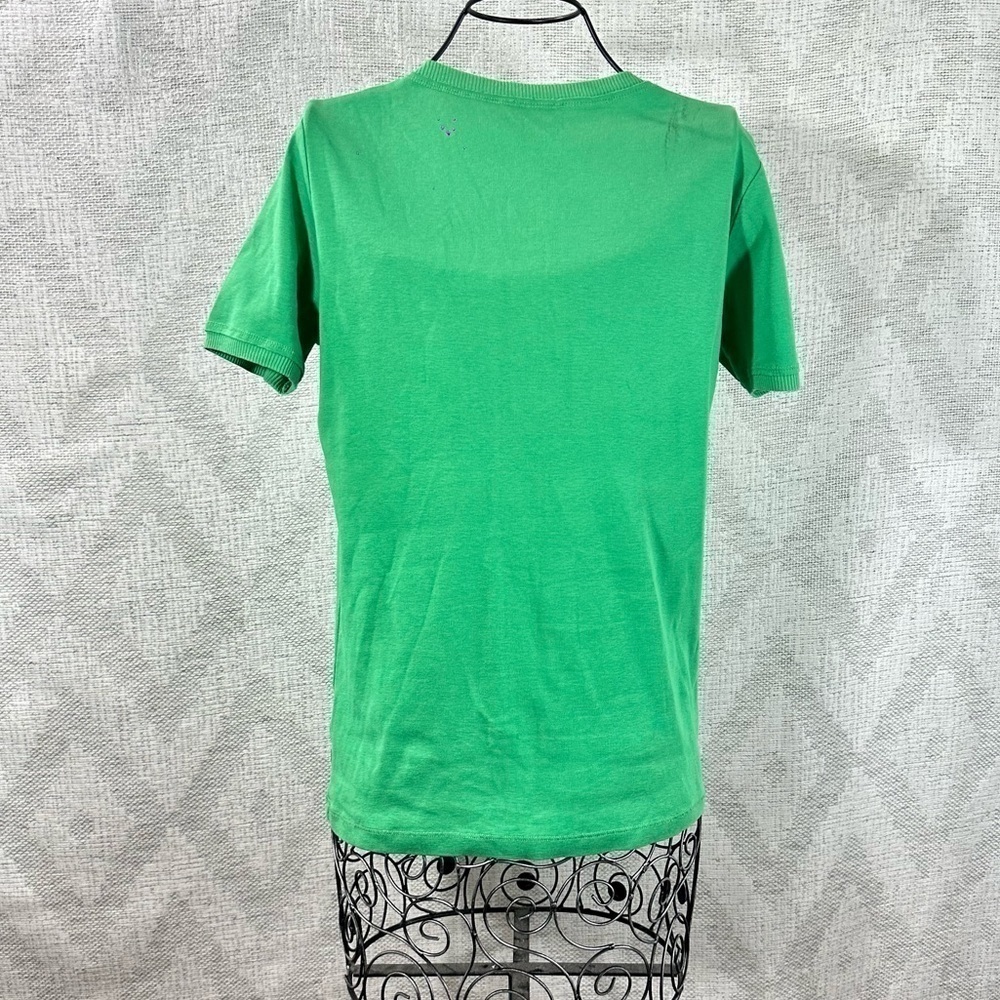 Dinomoda green scoop neck t shirt size 42 - Picture 5 of 7